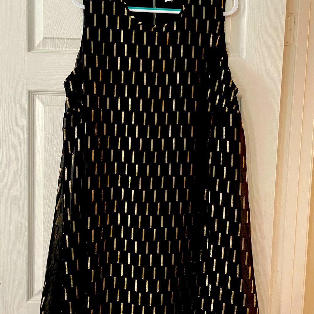 Calvin Klein women’s cocktail dress size 18/20 plus size black and gold